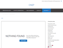 Tablet Screenshot of cnep-ubp.com